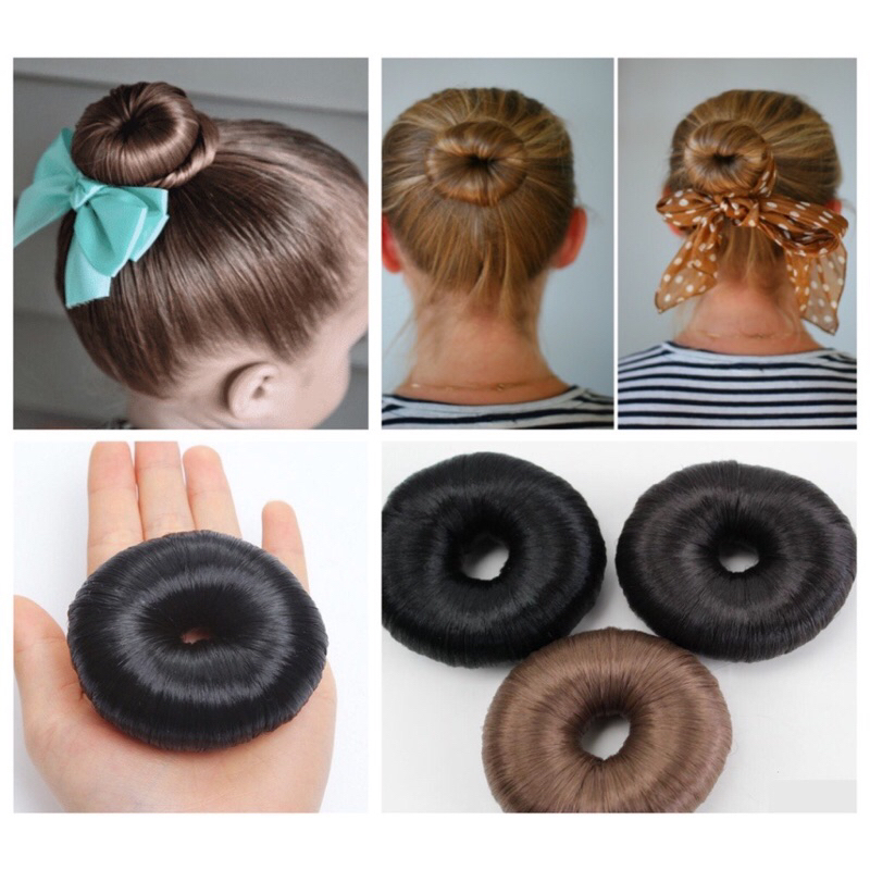 Rosquinha Esponja para coque de cabelo Unidade