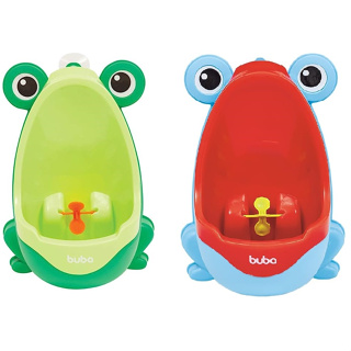 Mictório Infantil Pinico Parede Com Ventosa Sapinho Verde Buba em Oferta na Shopee