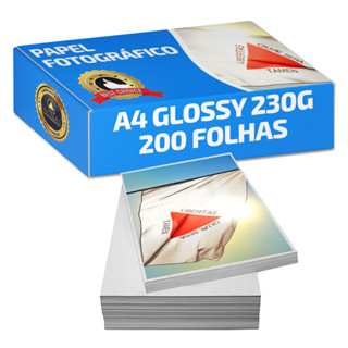 Papel Fotográfico Foto 230g A4 Glossy À Prova D