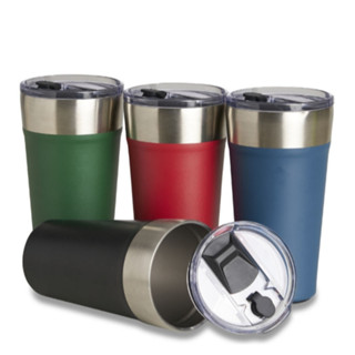 Copo Térmico com Tampa 600ml Com Abridor com canudo Envio 24h