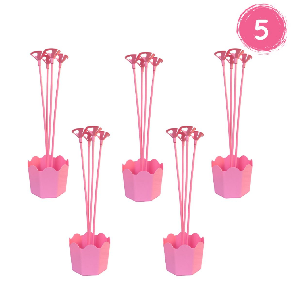 5 Cachepô c/4 Hastes Centro De Mesa Festa Lembrancinha em Oferta na Shopee