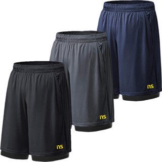 Kit 3 Shorts Bermuda Masculino Academia Fitness Duplo 2 Em 1