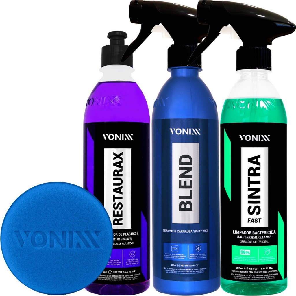 Kit Restaurax 500ml + Cera Blend Spray + Sintra Fast Vonixx em Oferta na Shopee