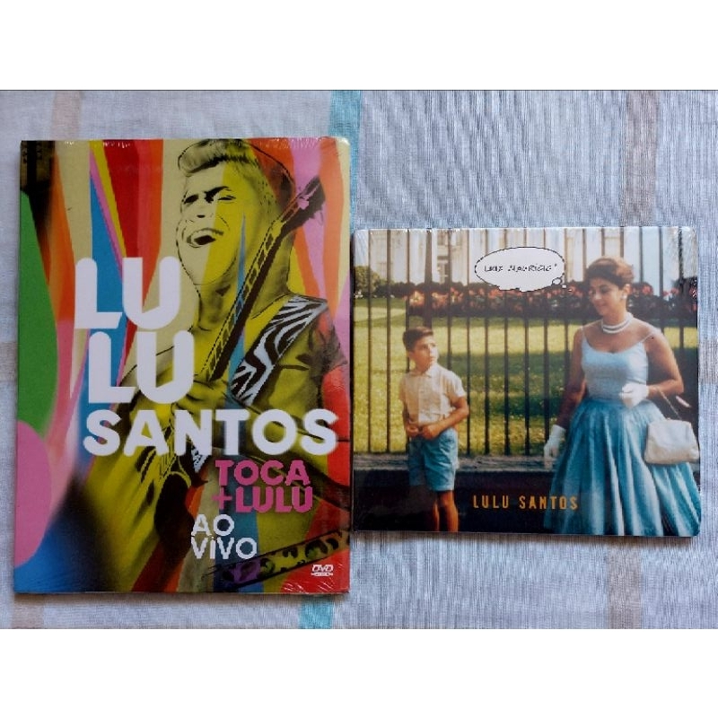 DVD + CD lulu santos Toca lulu ao vivo LUIZ MAURICIO LACRADO - fundicao progresso rio de janeiro 2014