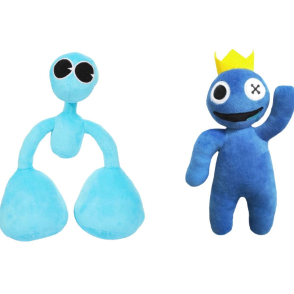 KIT COM 2 BONECOS DE PELÚCIA JOGO ROBLOX RAIMBOW FRIENDS 35CM MELHOR PREÇO
