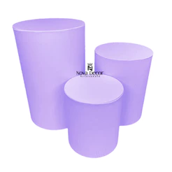 trio capas para mesas cilindros festa decoração promoção nova decor