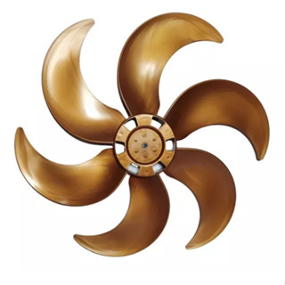 Helice Ventilador Ventisol 50cm Turbo / Steel Dourado - 6 Pás
