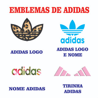 Emblemas Adidass - 5 Pares