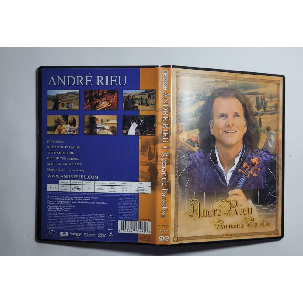 Dvd - André Rieu - Romantic Paradise