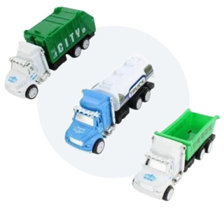 Kit 03 Miniaturas Caminhões Lixo Com Fricção Caminhão De Entulho em Oferta na Shopee