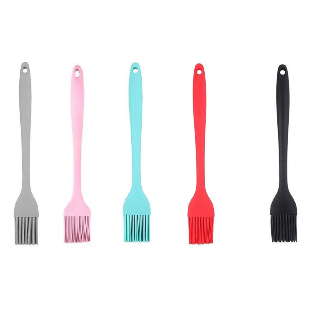 Pincel de Silicone Grande 24cm Confeitaria Cozinha Untar Cozinhar Modelar