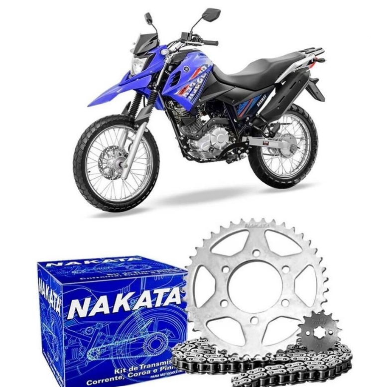 Kit Relação Transmissão Tração Xtz 150 Xtz150 Yamaha Crosser 2014 à 2025 Origina