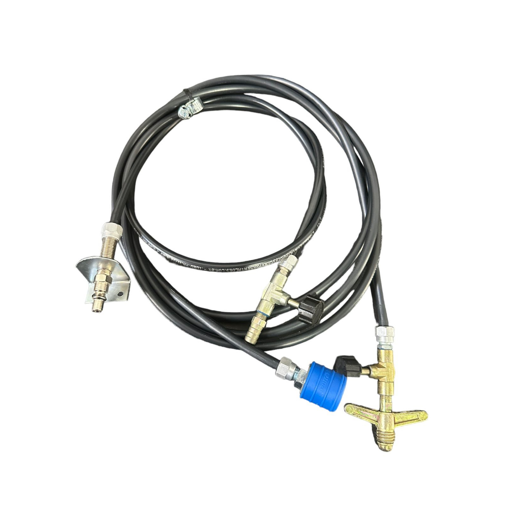 Kit Mangueira De Gás Cozinha Caixa Caminhão Gaveta Completo Fogareiro Liquinho Bujão de Gás - Mangueira Rodoar