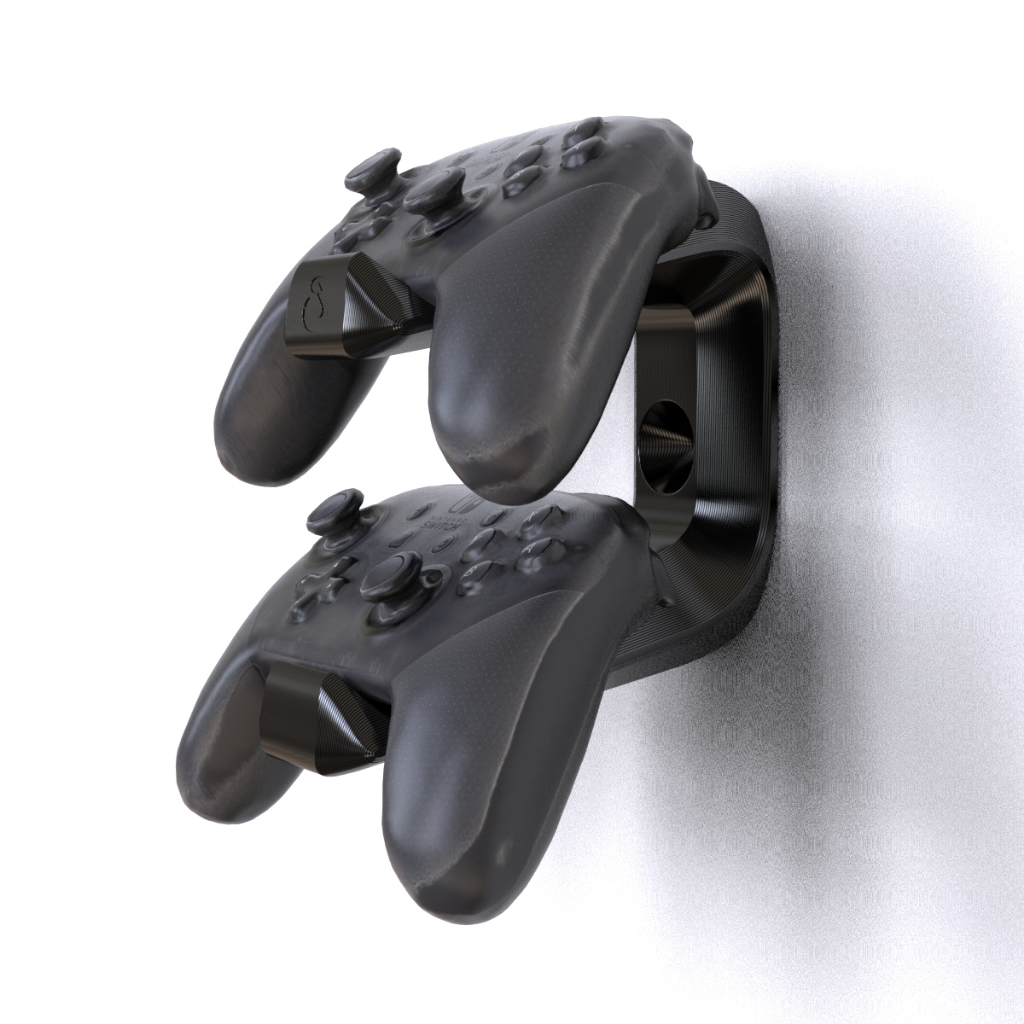Suporte de Parede 2 Controles Pro Controller Nintendo Switch