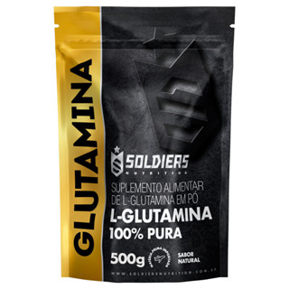 L-Glutamina 500g - 100% Pura Importada - Soldiers Nutrition