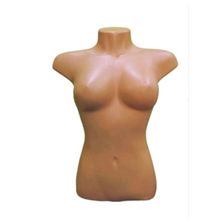 Manequim BUSTO plástico FEMININO escolha a cor!! em Oferta na Shopee