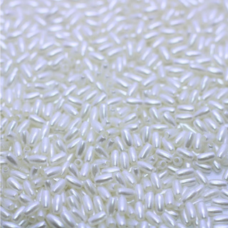 Pérola Arroz  ABS c/ furo - Diversos Tamanhos - 1000 ou 4000 unidades em Oferta na Shopee