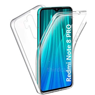 Capa de silicone dupla resistente a choques para Xiaomi, 360 Redmi Note 8 Pro, 8A, 8A, 2021