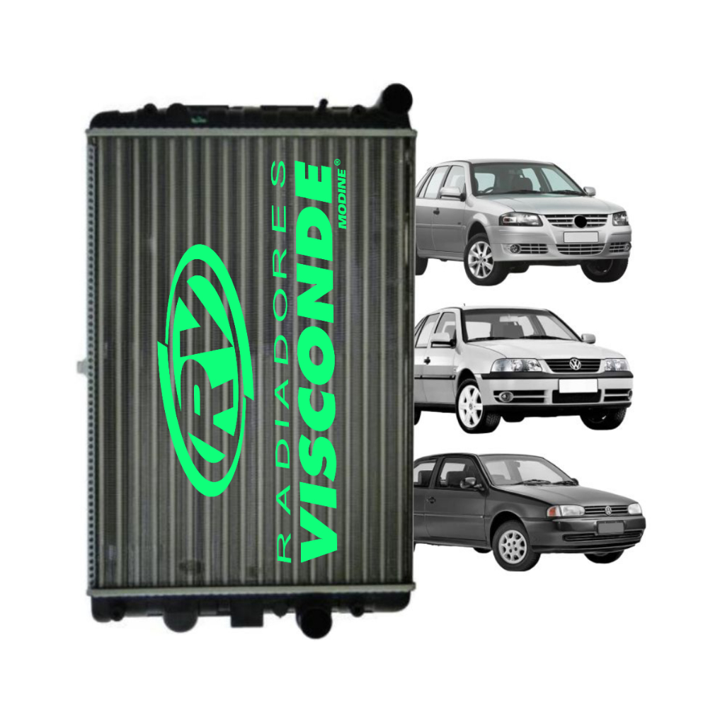 Radiador Visconde Gol Parati Saveiro G2 G3 G4 1.0 Power Mi At 97 2000 2003 2006 2009 2012 2014 - Spare Parts and Accessories for Vehicles