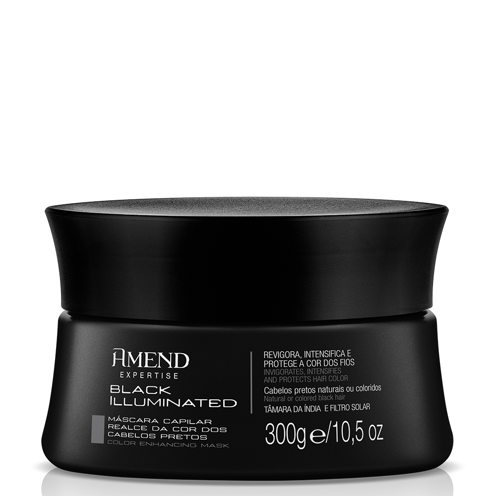 AMEND MÁSCARA EXPERTISE REALCE DA COR BLACK ILLUMINATED 300G - Beauty