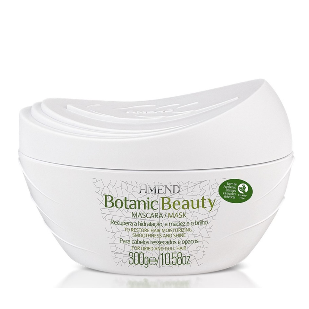 AMEND BOTANIC BEAUTY MÁSCARA ÓLEO DE MORINGA 300G (BRANCA) - Beauty