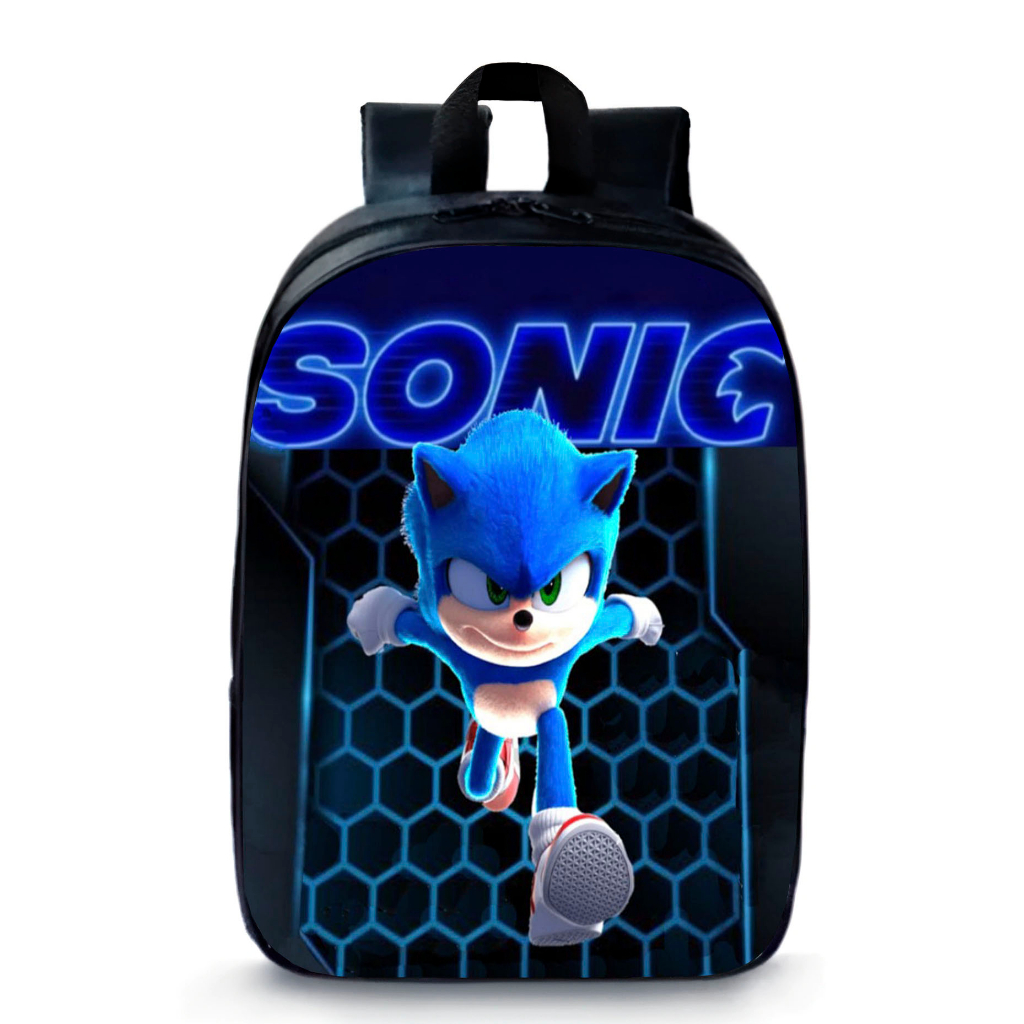 Imagem Mochila Pequena Pré-escolar Sonic Filme desenho Lançamento