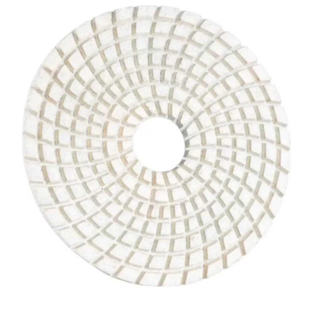 Lixa Diamantada 100mm para polir porcelanatos mármores e granitos polimento cortes 45 graus