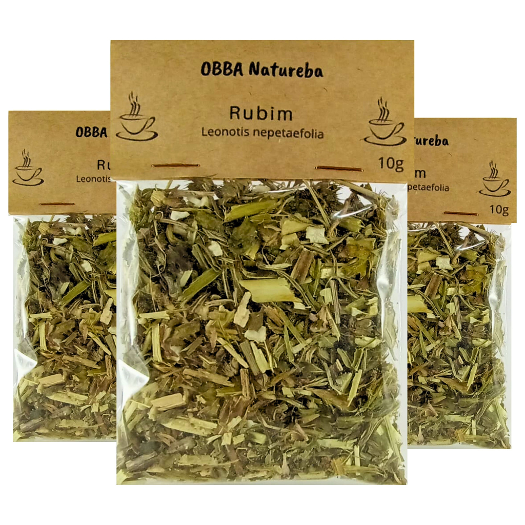 Kit 3 Chá de Rubim | Conhecida Erva-das-Lavadeiras P Chá