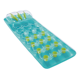 Bote Bronzeador Boia Colchão de Piscina Colchão inflável Bronzeador Porta Copos