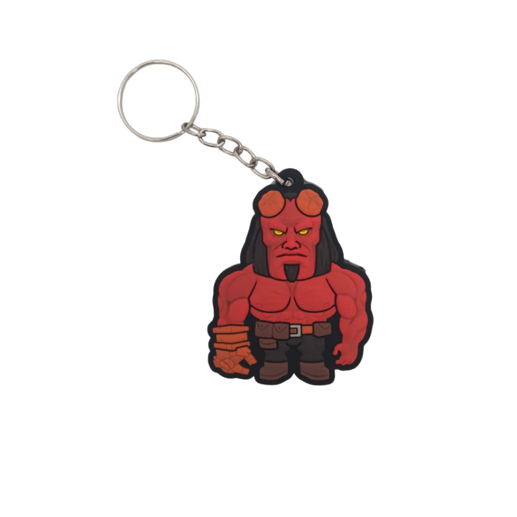 Chaveiro Emborrachado Alto Relevo Hellboy