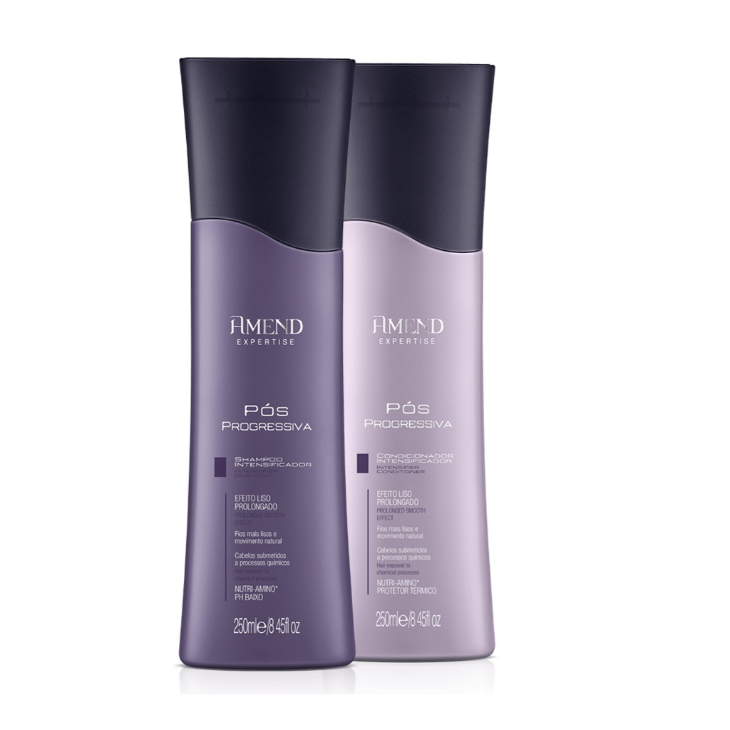 Amend Kit Pós Progressiva Shampoo e Condicionador 250ml em Oferta na Shopee