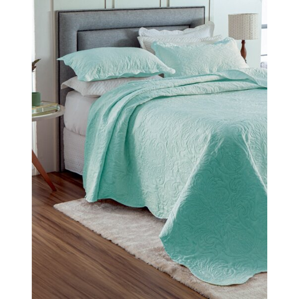 KIT COBRE LEITO DUPLA FACE CASAL QUEM 3 PEÇAS COLCHA CASAL C/ PORTA TRAVESSEIRO MICRO PERCAL TOQUE CEDA LINDA PARA SEU QUARTO