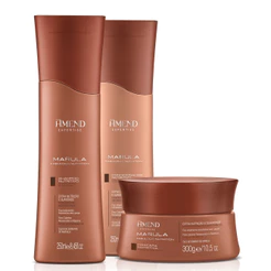 AMEND KIT MARULA NUTRITION SHAMPOO E CONDICIONADOR DE 250ml + MASCARA 300g