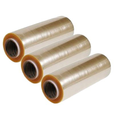 3 Rolos Bobina Plastico De Filme Pvc 28cm X 100 Metros