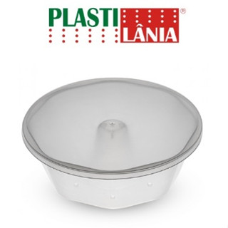 Forma Plástica para Pudim Family 1100ml Com Tampa Plastilânia Pacote 5 Unidades