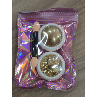 Pó Cromo Metalizado Dourado