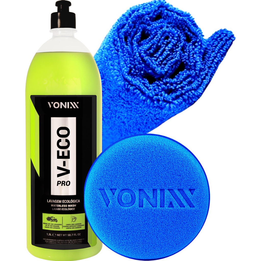 Kit Limpeza Automotiva A Seco Vonixx 1,5L Concentrado V-Eco em Oferta na Shopee