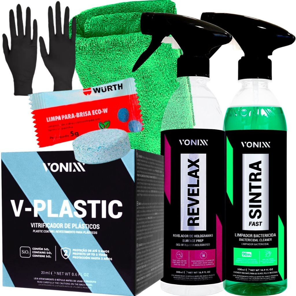 Sintra Fast Apc Automotivo Vitrificador VPlastic Vonixx - Spare Parts and Accessories for Vehicles