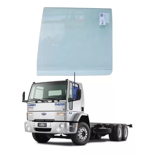 Vidro Porta Ford Cargo 85 A 2010 Lado Esquerdo