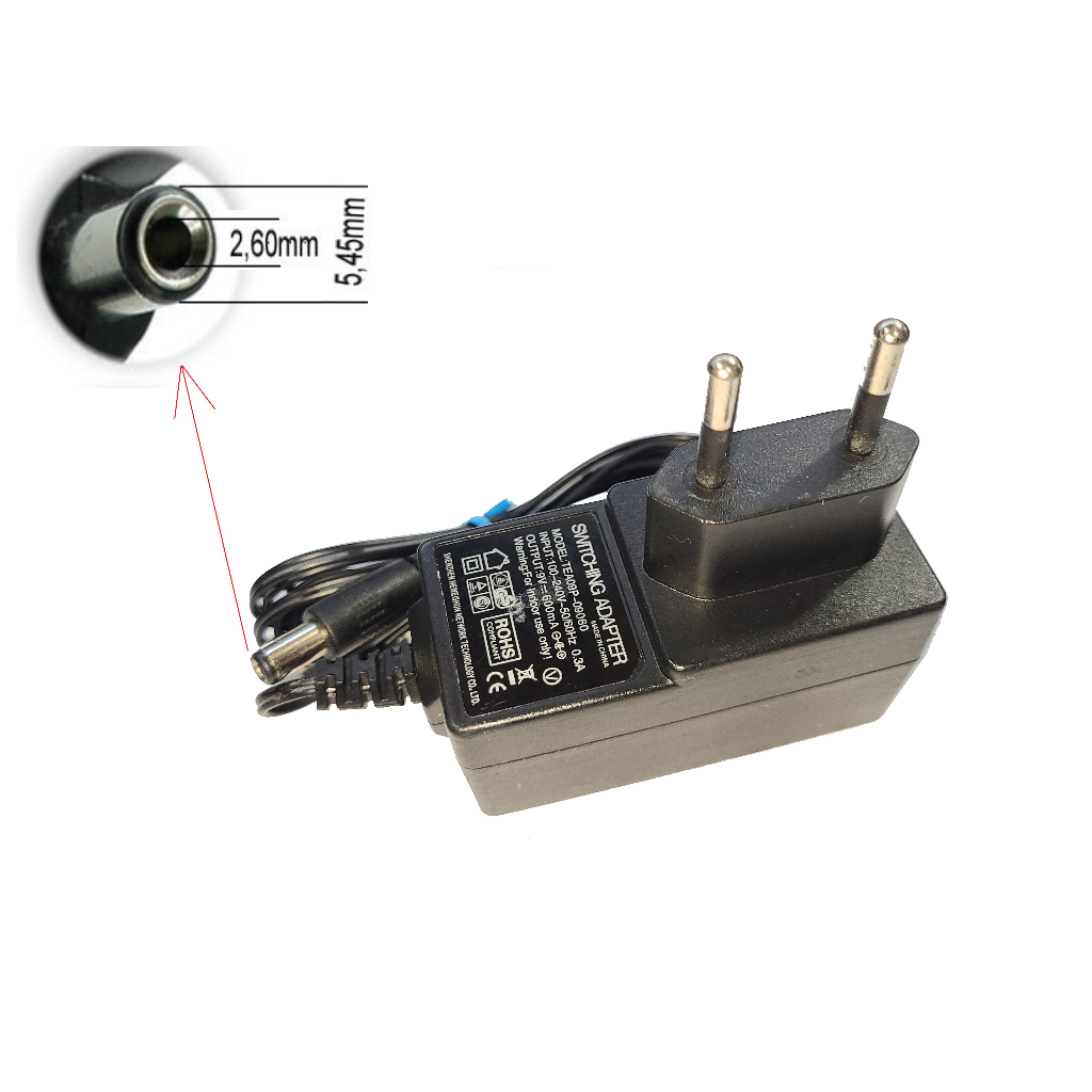 Fonte TP-Link 9V 600ma Plug 5,45mm x 2,6mm Link-One