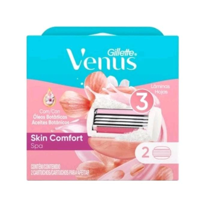 CARGA GILLETE VENUS SKIN COMFORT C/2-