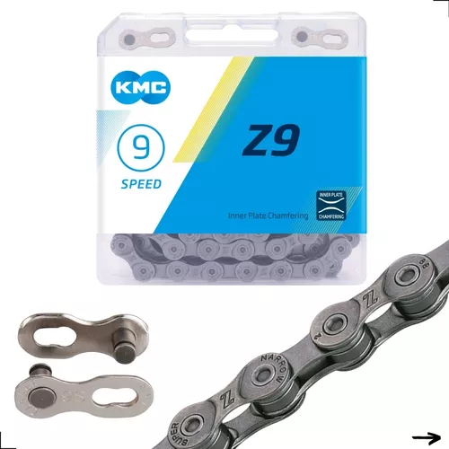 Corrente Kmc Z9 Cinza 116 Elos 9v 18v 27v Mtb Speed Shimano em Oferta na Shopee