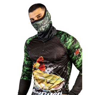 Kit Camisa De Pesca +Bandana Pirarara Camiseta Proteção UV50