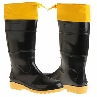 Bota de Borracha com Polaina Impermeável Masculina Feminina Cano Longo Jardim Trabalho EPI