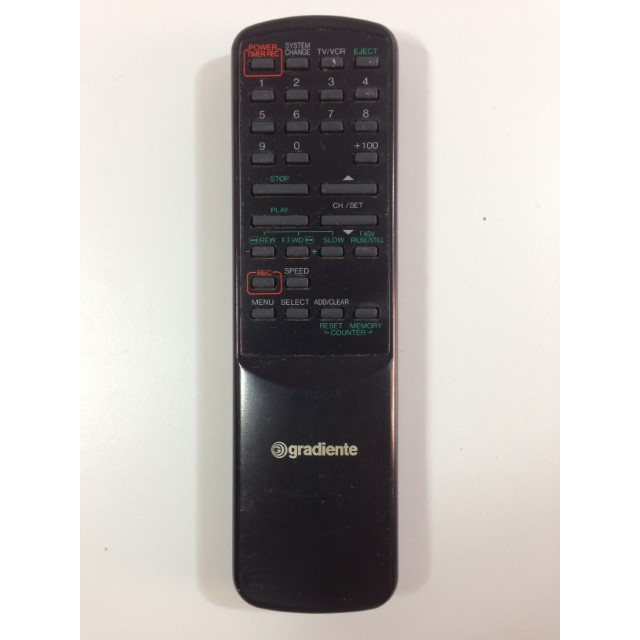 Controle Remoto Para Video Cassete Gradiente S A Tampa G2 ok