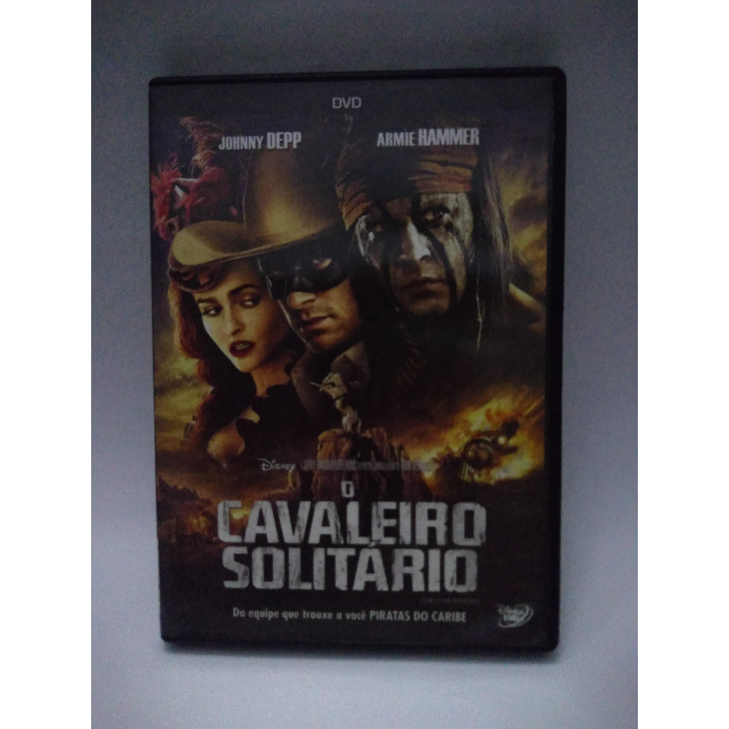 DVD Usado: O Cavaleiro Solitário (Johnny Depp)
