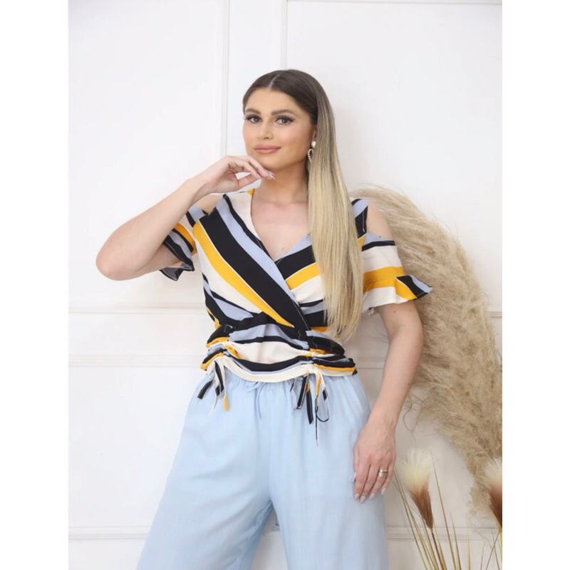 blusa ciganinha Q636