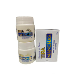 Tira Manchas kit clareador 2 pomadas 1 sabonete barra NatyFlora, micosan