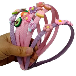 tiara de cabelo fofa em formato aplique kids moda infantil