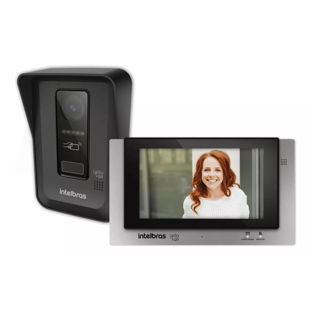 Interfone Com Camera Campainha Interfone Sem Fio Wi-fi Intelbras Via Aplicativo